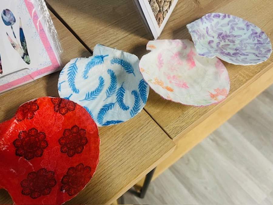 Shell jewelry dishes